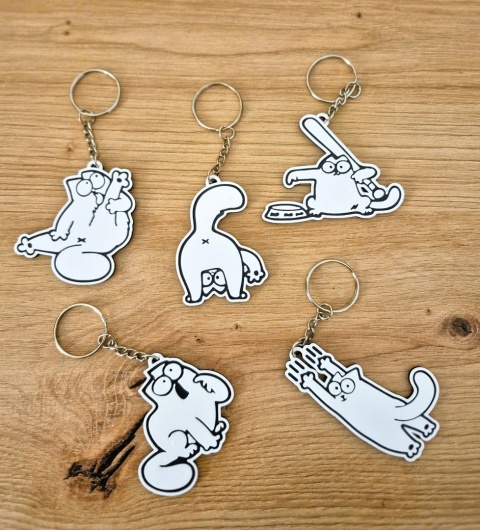 Brelok Simon’s Cat 3D – Kultowy Kot