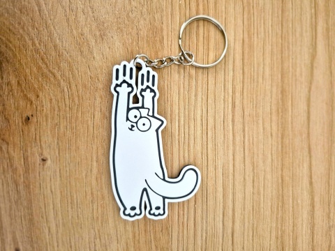 Brelok Simon’s Cat 3D – Kultowy Kot