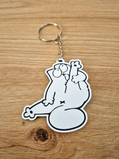 Brelok Simon’s Cat 3D – Kultowy Kot