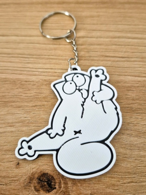 Brelok Simon’s Cat 3D – Kultowy Kot