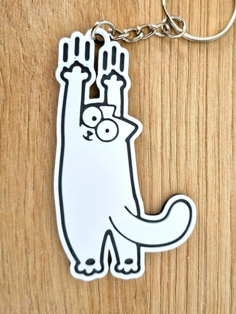Brelok Simon’s Cat 3D – Kultowy Kot