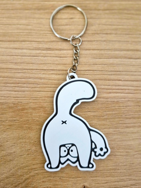 Brelok Simon’s Cat 3D – Kultowy Kot