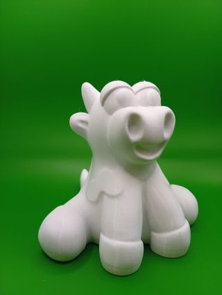 Krówka skarbonka „Łaciata Lusia” – figurka 3D do malowania | kreatywna zabawa i oszczędzanie w jednym