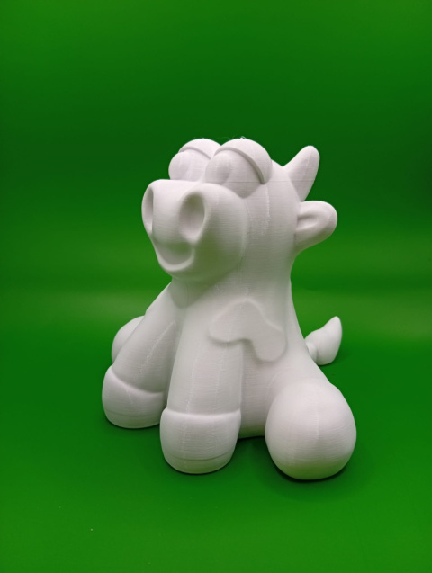 Krówka skarbonka „Łaciata Lusia” – figurka 3D do malowania | kreatywna zabawa i oszczędzanie w jednym