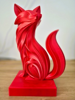 Lunis - Nowoczesna Figurka Liska 3D Minimalistyczna Dekoracja wnętrz