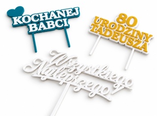 Personalizowane toppery