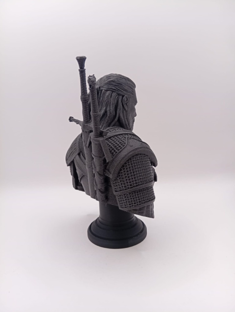 Popiersie Wiedźmina 3D – kolekcjonerska figura z druku 3D | ikoniczny bohater fantasy