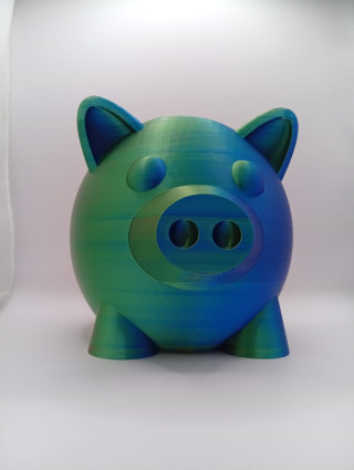 Skarbonka 3D „Świnka Chrumka ” – klasyczny kształt w nowoczesnym wydaniu | druk 3D, idealna na prezent