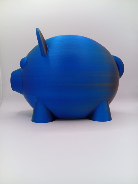 Skarbonka 3D „Świnka Chrumka ” – klasyczny kształt w nowoczesnym wydaniu | druk 3D, idealna na prezent