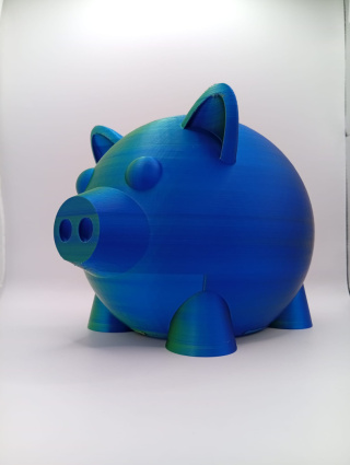 Skarbonka 3D „Świnka Chrumka ” – klasyczny kształt w nowoczesnym wydaniu | druk 3D, idealna na prezent