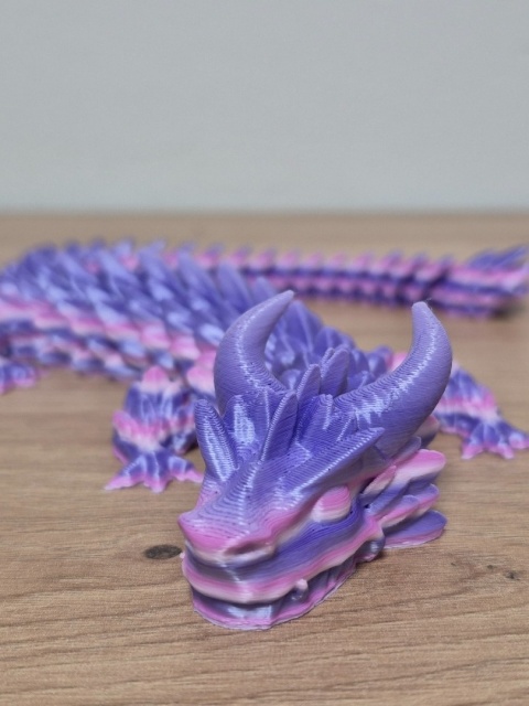 Smok AURIX – elastyczna figurka dekoracyjna z druku 3D
