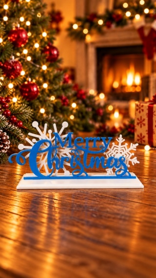 Świąteczny napis – Merry Christmas