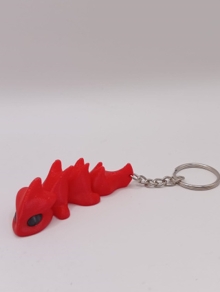 Zordonek – smoczy breloczek 3D z PLA | Elastyczny gadżet do kluczy i plecaka