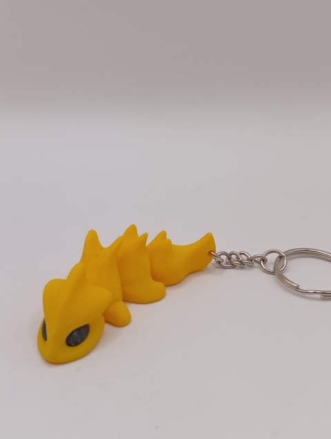 Zordonek – smoczy breloczek 3D z PLA | Elastyczny gadżet do kluczy i plecaka